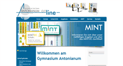 Desktop Screenshot of antonianum.de