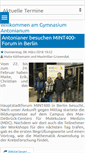 Mobile Screenshot of antonianum.de