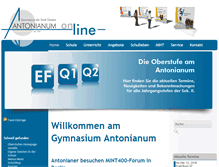 Tablet Screenshot of antonianum.de